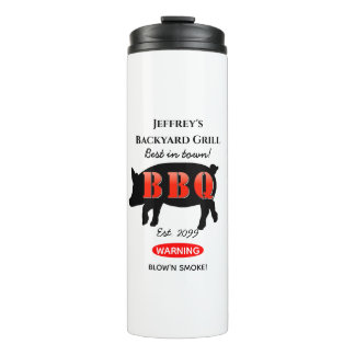 Thermische Tumbler Mok voor hem Backyard Grilling 