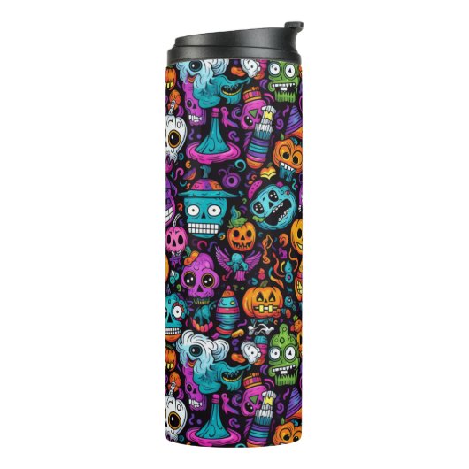 Thermische Tumbler-monsters Thermosbeker (Gedraaid links)