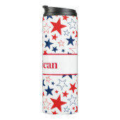 Thermische Tumbler Patriottische Sterren Republike Thermosbeker (Geroteerd rechts)