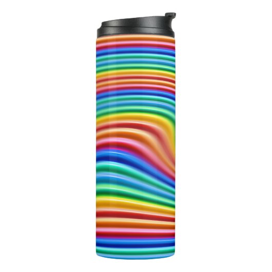 Thermische Tumbler Rainbow Pride Thermosbeker (Gedraaid links)