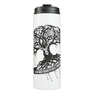Thermische tumbler sterkte door pijn motivatie thermosbeker
