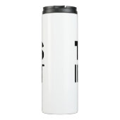 Thermische Tumbler Tennis Binnenstebuiten Thermosbeker (Achterkant)