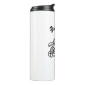 -Thermische Tumbler Thermosbeker (Gedraaid links)