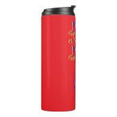 Thermische Tumbler Thermosbeker (Gedraaid links)