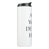Thermische Tumbler Thermosbeker (Gedraaid links)