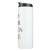 Thermische Tumbler Thermosbeker (Geroteerd rechts)