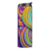 Thermische Tumbler Thermosbeker (Gedraaid links)