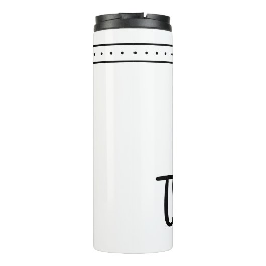 Thermische tumbler thermosbeker (Achterkant)