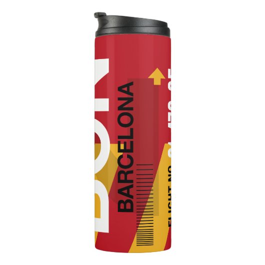 Thermische Tumbler – Travel Label geïnspireerd ont Thermosbeker (Geroteerd rechts)