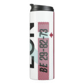 Thermische Tumbler – Travel Label geïnspireerd ont Thermosbeker (Geroteerd rechts)