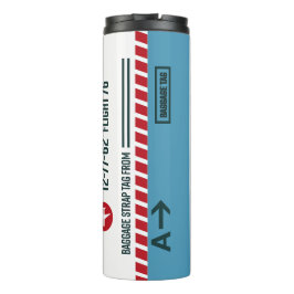 Thermische Tumbler – Travel Label geïnspireerd ont Thermosbeker