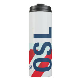Thermische Tumbler – Travel Label geïnspireerd ont Thermosbeker