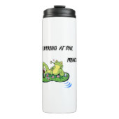 Thermische Tumbler Valentijnsdag Funny Kiss Frog Thermosbeker (Voorkant)