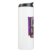 Thermische Tumbler van Cheryl Patrol Thermosbeker (Gedraaid links)