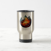 Thermische Tumbler - Vlammen artwork Reisbeker (Center)