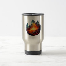 Thermische Tumbler - Vlammen artwork