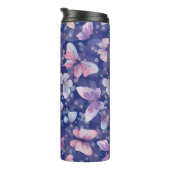 Thermische Tumbler vlinderpatroon Thermosbeker (Geroteerd rechts)