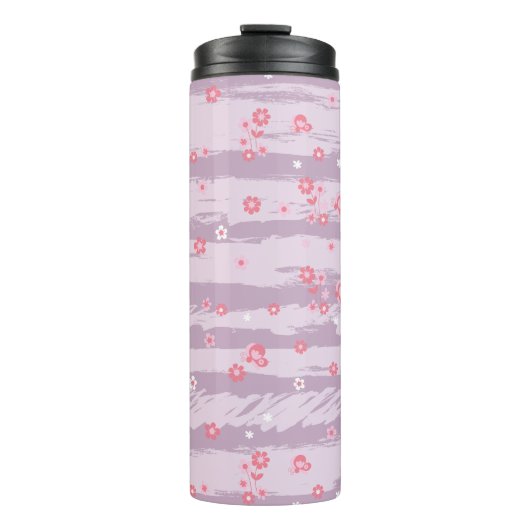 Thermische Tumbler – Vlindertuin Thermosbeker (Voorkant)