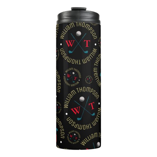 Thermische Tumbler voor een Golfer Thermosbeker (Voorkant)