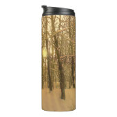 Thermische Tumbler Winter Bos Sneeuw en Licht Thermosbeker (Geroteerd rechts)