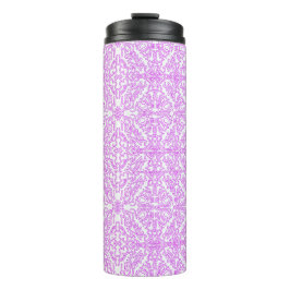 Thermische tumbler zachte roze droom Mandala-patro Thermosbeker