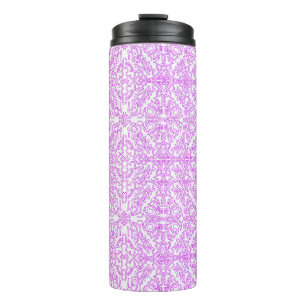 Thermische tumbler zachte roze droom Mandala-patro Thermosbeker