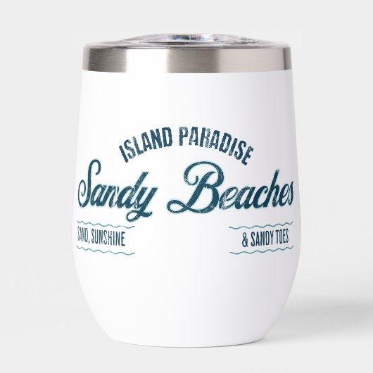 Thermische Tumbler - Zandstranden Collectie (Voorkant)