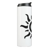 Thermische Tumbler - Zon Thermosbeker (Gedraaid links)