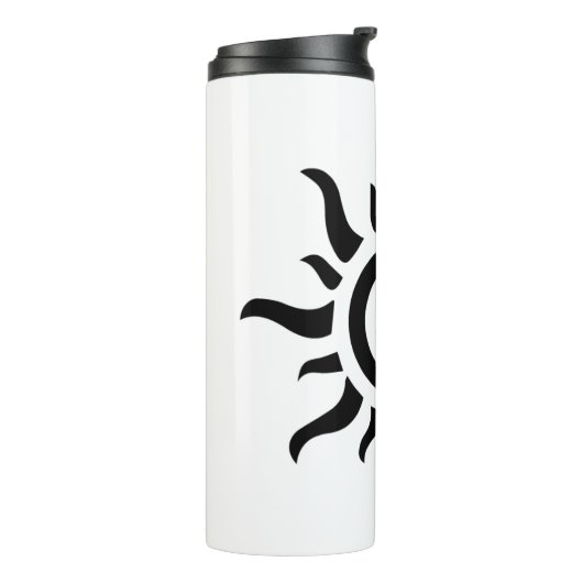 Thermische Tumbler - Zon Thermosbeker (Gedraaid links)