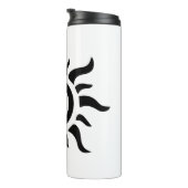 Thermische Tumbler - Zon Thermosbeker (Geroteerd rechts)