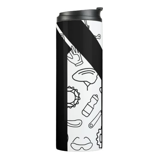 Thermische wielflesjes thermosbeker (Gedraaid links)