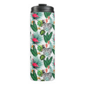 thermische zebra- en flamingos-tumbler thermosbeker (Voorkant)