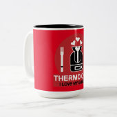 Thermo Chef Novelty Kitchen Tweekleurige Koffiemok (Voorkant links)