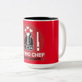 Thermo Chef Novelty Kitchen Tweekleurige Koffiemok (Voorkant rechts)