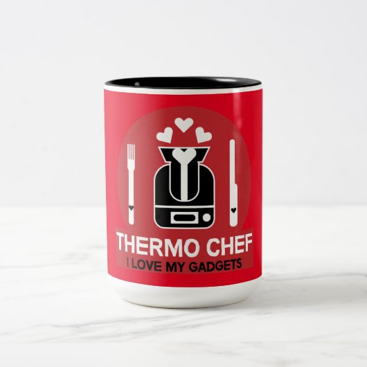 Thermo Chef Novelty Kitchen Tweekleurige Koffiemok (Center)