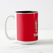 Thermo Chef Novelty Kitchen Tweekleurige Koffiemok (Links)