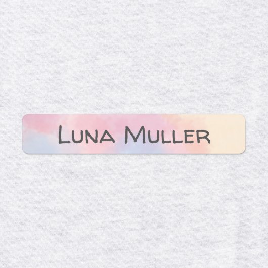 Thermocolapatielabels Minimalistisch Labels (Design 1)