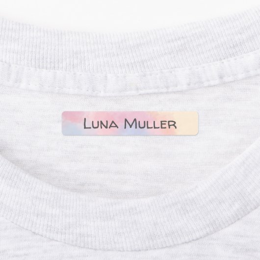 Thermocolapatielabels Minimalistisch Labels (Aangebracht)