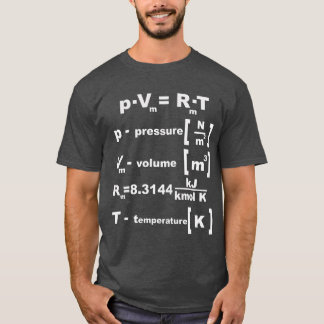 Thermodynamica Ideale Gaswet vriend T-shirt
