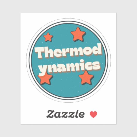 Thermodynamica Sticker (Vel)
