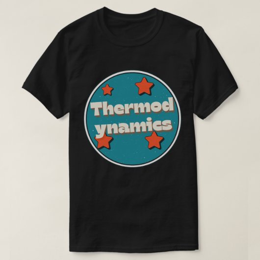 Thermodynamica T-shirt (Design voorkant)