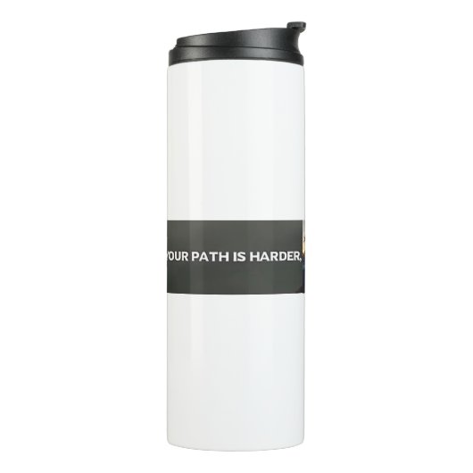 Thermofles voor onderweg thermosbeker (Gedraaid links)