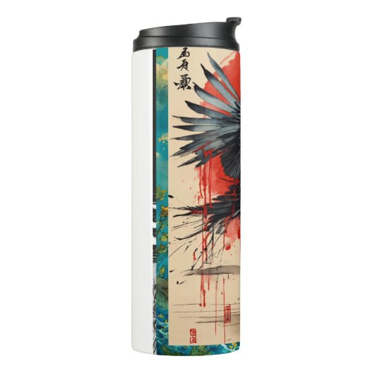 ThermoGuard: Uw Hete/Koude Companion" Thermosbeker (Gedraaid links)