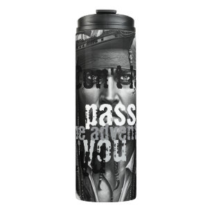 Thermokop met street art ontwerp thermosbeker
