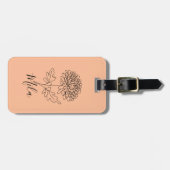 Thermokopje Bagagelabel (Voorkant horizontaal)