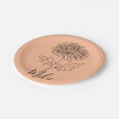 Thermokopje Papieren Bordje (Gekanteld)