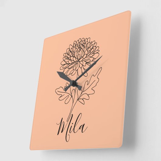 Thermokopje Vierkante Klok (Hoek)