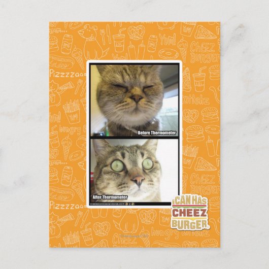 Thermometer Briefkaart (Voorkant)