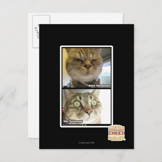 thermometer briefkaart (Voorkant / Achterkant)