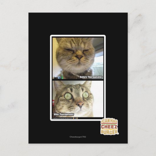 thermometer briefkaart (Voorkant)